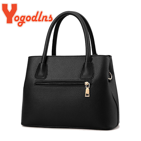 Luksushåndvesker for kvinner Yogodlns berømte merkedesign Polyester ermhåndvesker black 30x13x22cm