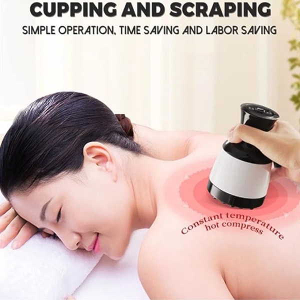 Elektrisk Gua Sha Skrabnings Massager, Elektrisk Skrabnings Terapi Maskine Varmekompres Massager Guasha Instrument, Smart Skrabnings Terapi Skrabnings Instrument