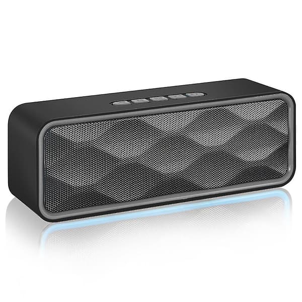 Bærbar Bluetooth-høyttaler for utendørs bruk (sølvgrå)