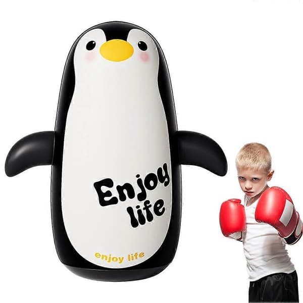 Boksesekk for barn 65 cm oppblåsbar dinosaur-boksesekk panda
