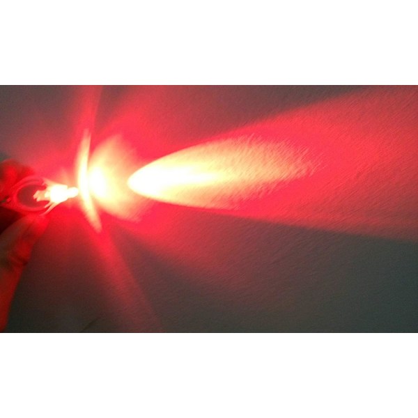 (Förpackning om 18) Mini röd LED-nyckelringslampa, rött ljus Nyckelringslampa, röd nyckelringslampa, rött nyckelringsljus - rött ljus med rött skal
