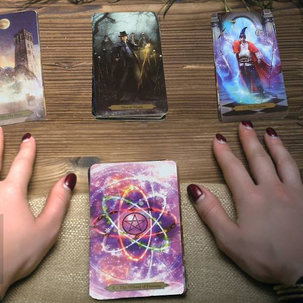 78 stk. Tarot Barbara Moore Wizards Engelsk Udgave Fritids Klassisk Bordkort Legetøj Til Fest