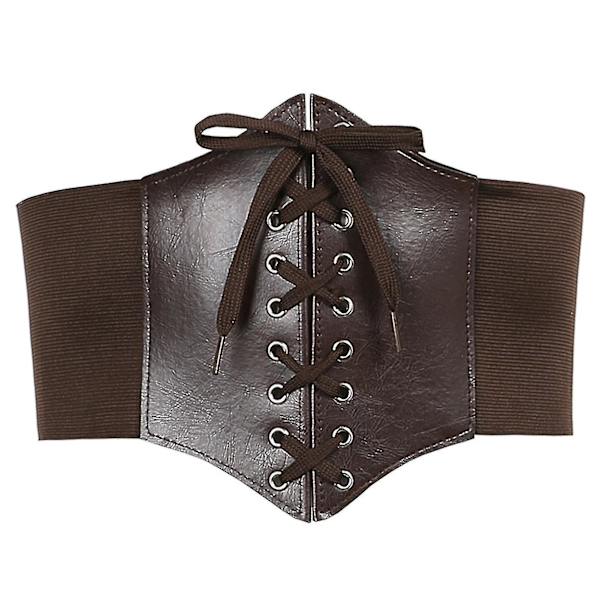 Elastisk Korset Bustier Uregelmæssig All Match Ensfarvet Kvinde Korset Til Krop Formning