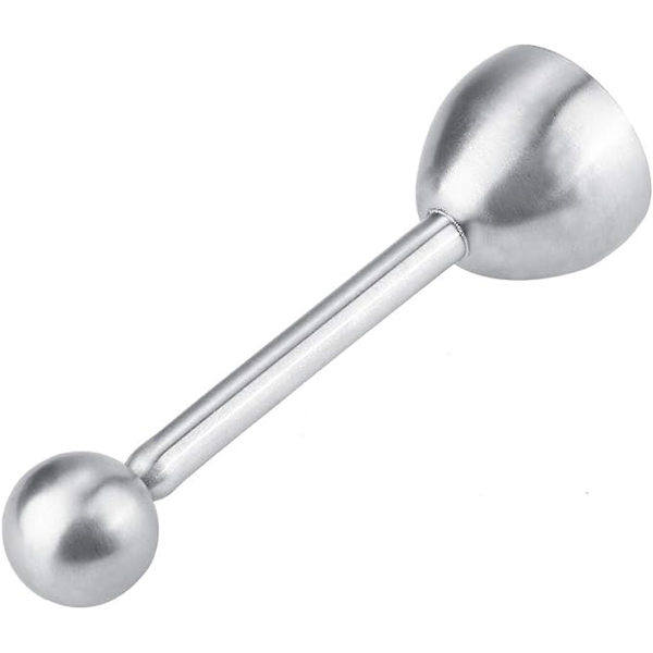 Eggverktøy Eggåpner, Rustfritt Stål Eggkutter Egg Topper Eggknuser for Myke og Hardkokte Egg Kreativ