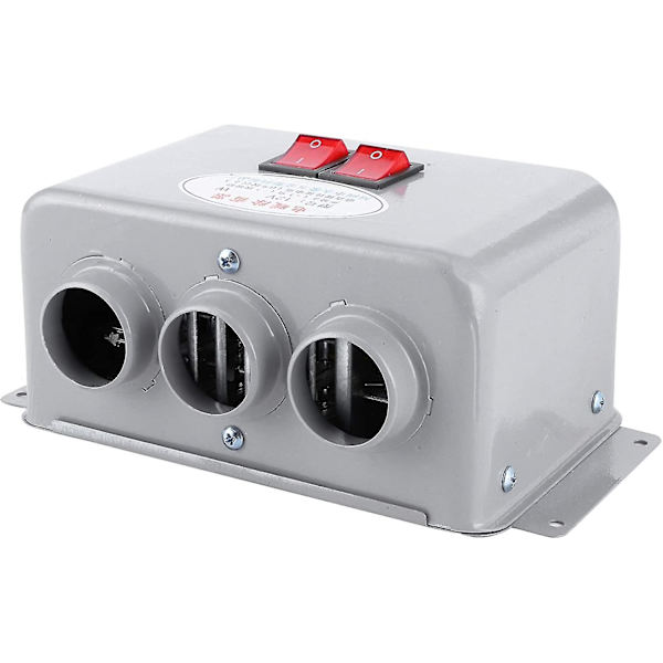 Vindusvisker Defogger Defroster, 12v Kompakt Bilvarmer 3 Hull 600w-800w Vinter Rask Oppvarming Varmer Frost Fjerning Lav Støy Portabel