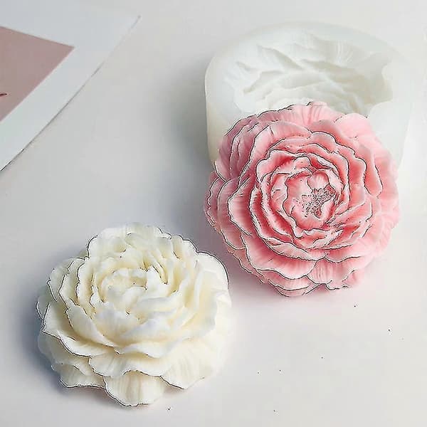 2 Stykker Silikone Lysform Lysform DIY Lysform Sæbeform Lysforme Lysform Til Lysfremstilling Til Bryllupskagedekoration