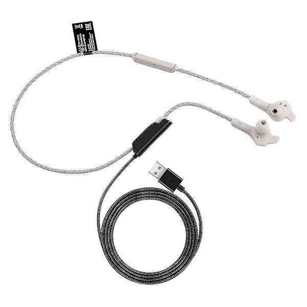 Solid USB-ladekabel for Bang & Olufsen Beoplay E6 trådløse hodetelefoner