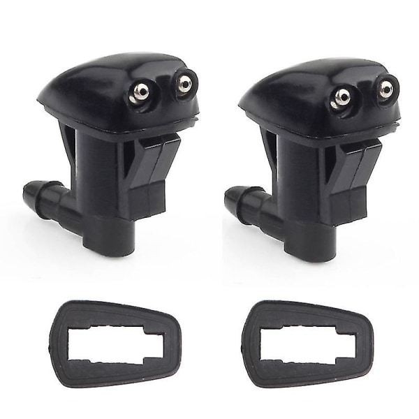 2x Frontrutevasker Sprøytedyser For Jeep Grand Cherokee 2005-2010