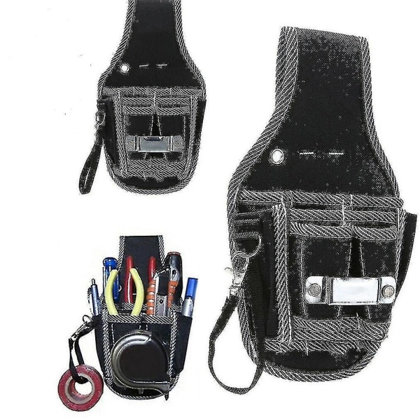 Electrician Waist Pocket Tool Belt Pouch Bag Screwdriver Kit Holder Case 1pac