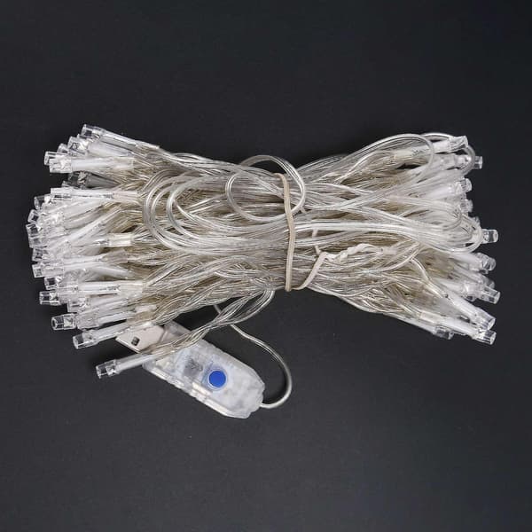 Usb5v 10 meter 100 lampe med fjernkontroll Ing Led Wire String