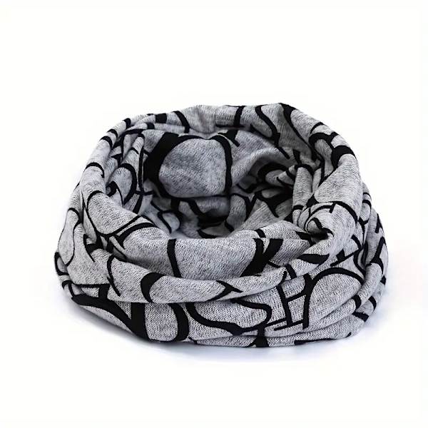 Hip Hop Brev Print Slouchy Hue - Letvægts Kalot til Kvinder og Mænd - Elastisk Halsvarmer og Kemohue - Perfekt til Cykling og Udendørs A
