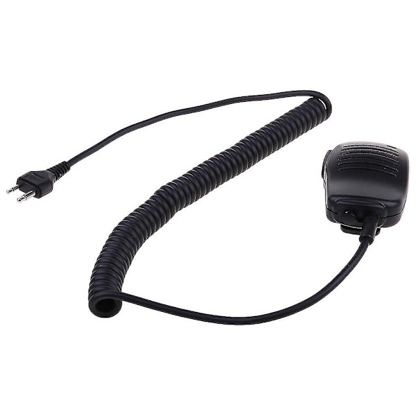 Käsikäyttöinen kaiutinmikrofoni PTT Icom-kaksitietoliikenteen radiolle Walkie Talkie 2-napainen
