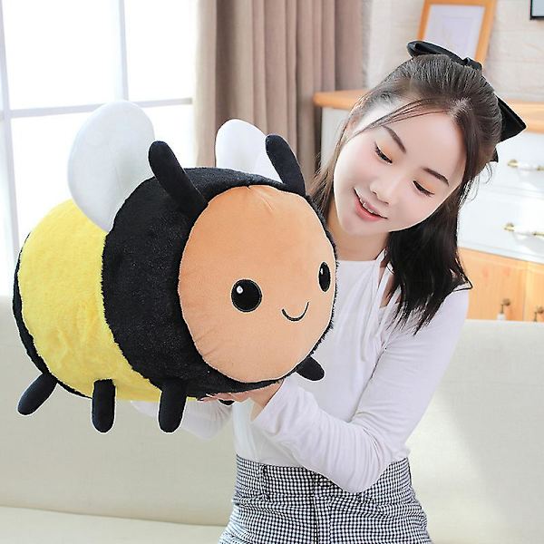 Plush Bumblebee Leksak Mjuk Leksak Fylld Djurleksak Fylld Plush Kuddar Bi-gåvor För Kvinnor