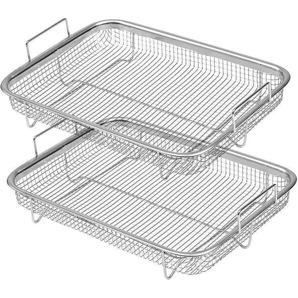 R Kurv Til Ovn, Rustfrit Stål Grillkurv, Non-stick Netkurv, R Bakke Trådstativ R