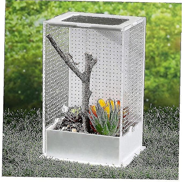 Suxm Transparent Reptil Uppfödningslåda, Reptil Amfibie Uppfödningslåda (1 st, transparent)