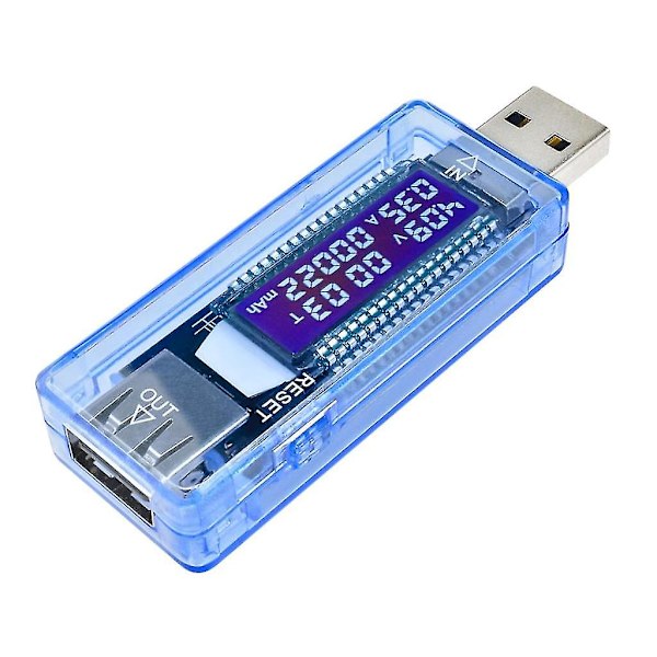 3 X USB-laddare Doktor Multimeter Laddare Detektor Strömförbrukningsmätare Spänningsmätare Digital Voltmeter