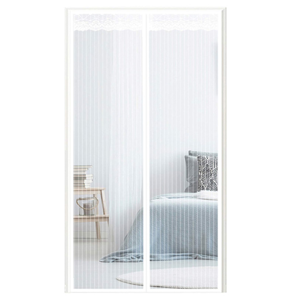 Magnetisk Dørskærm Vindue 105x210cm(41x83inch) Magnetisk Dørskærm Vindue Magnetisk Dørskærm Nem At Installere Til Indendørs/terrasse/skydedør,