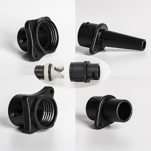 Oppblåsbar båtpumpe adapter og kite/boston ventil standard vanlig luftpumpe luftventil adapter eikeplate feste