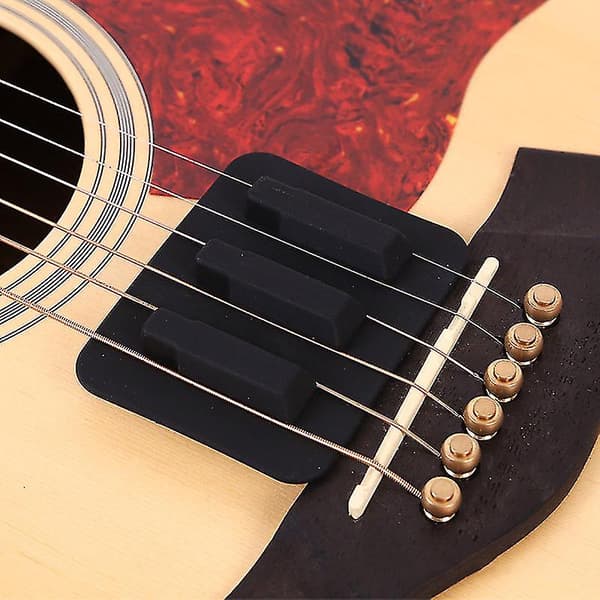1 stk Gitar Demper Pute Lyddemper Øvingstilbehør