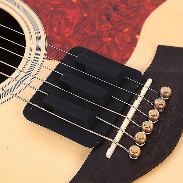 1 Stycke Gitarr Dämpningsdyna Tystnadspad Övningstillbehör