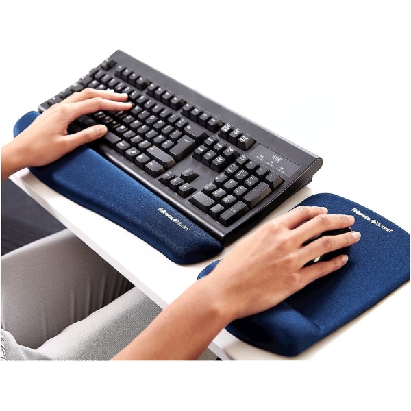 9287402 Plushtouch tastatur håndleddsstøtte med Microban - Blå