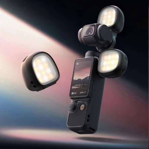 Magnetisk Mini Quick Release Fyldlys Selfie Lys til DJI OSMO Pocket 4/3 Mini Quick Release Bærbart Fyldlys