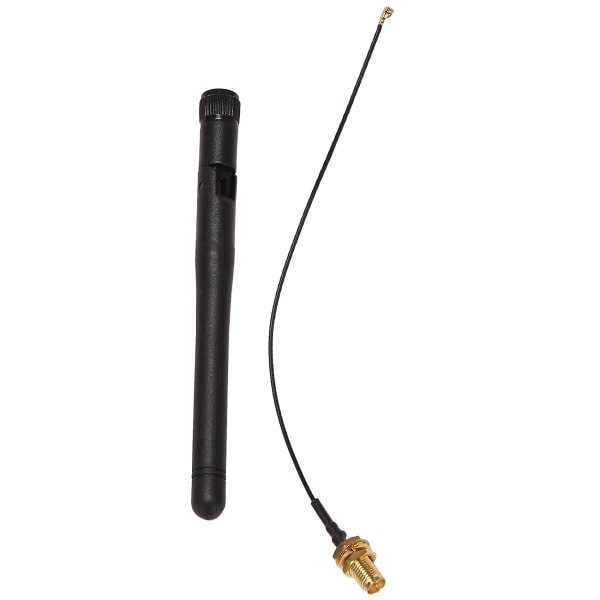 433mhz Antenne 5dbi Gsm Rp-sma Plugg Gummi Vanntett Lorawan Antenne + Ipx To Sma Small Cable Exte
