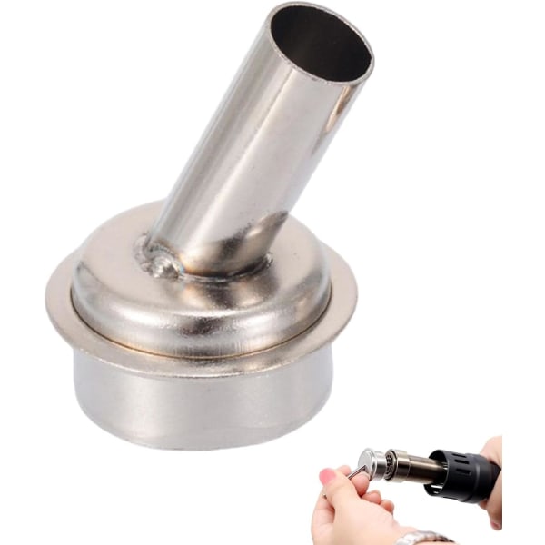 Böjda värmemunstycken - Värmeluftmunstycken Munstycksspetsar, Värmemunstyckstillbehör för varmluftslödningsreparation (5 mm, 7 mm, 10 mm)