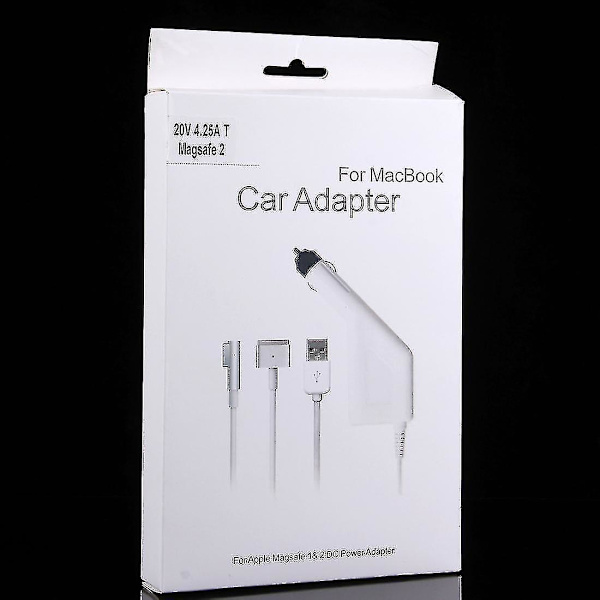 85w 5-stifts T-formad Magsafe 2-billaddare för Macbook A1398