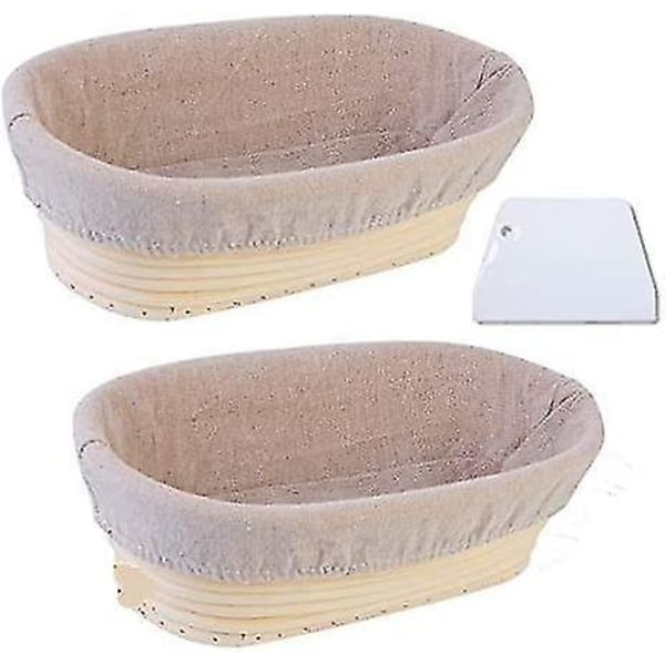 Oval Brødkurv i Rattan - Bagekurv - Brødfærmentering - Kurv