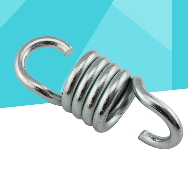 Ripustuskeinun jousi, raskaskäyttöinen, ruostumaton teräs, kaksinkertainen kääntyvä koukku (6,7 mm)