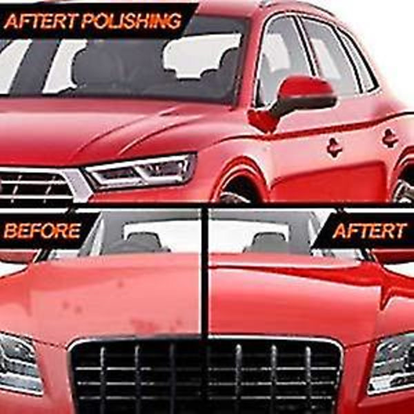 Poleringssvamp, 5 st 150 mm / 6 tum Poleringssvamp Bilpoleringssats Polerplatta / För Ro / Da Dual Action Polermaskin Polering