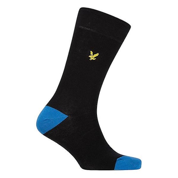 Lyle and Scott Herrestrømper Graham Five Pack - Svart/Blå