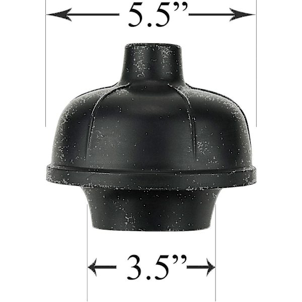 Gummi Toilet Plunger, Dobbelt Trykkraft Kop, Heavy Duty, Kommerciel Kvalitet Med Træhåndtag