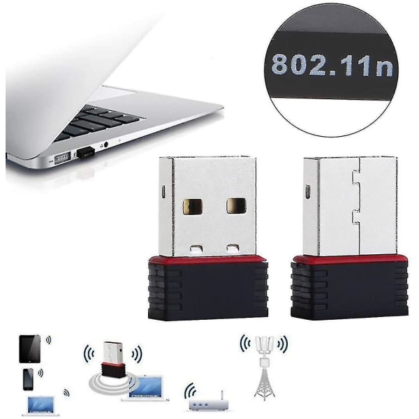 Sxbd Rt5370 Raspberry Pi Wifi-adapter/wifi-dongel med myk ap-funksjon Plus