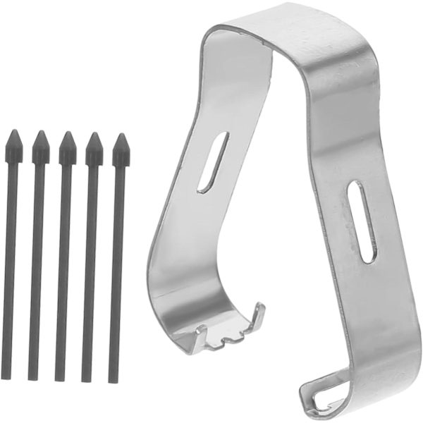 1 sett påfyll for stylus spiss svart metall ultra