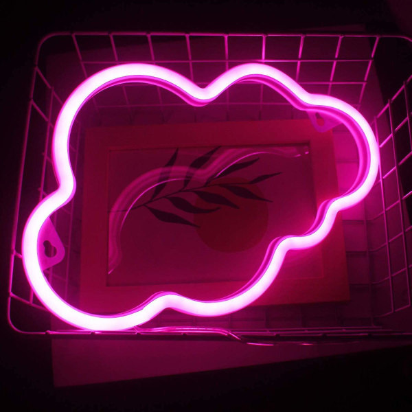 Neon-valot yhteensopivat makuuhuoneen neonkylttien kanssa, LED-neonseinämerkki, pilvi neonlampun merkki, yhteensopiva lasten, kodin, ravintolan, asuntolan seinäkoristeen kanssa