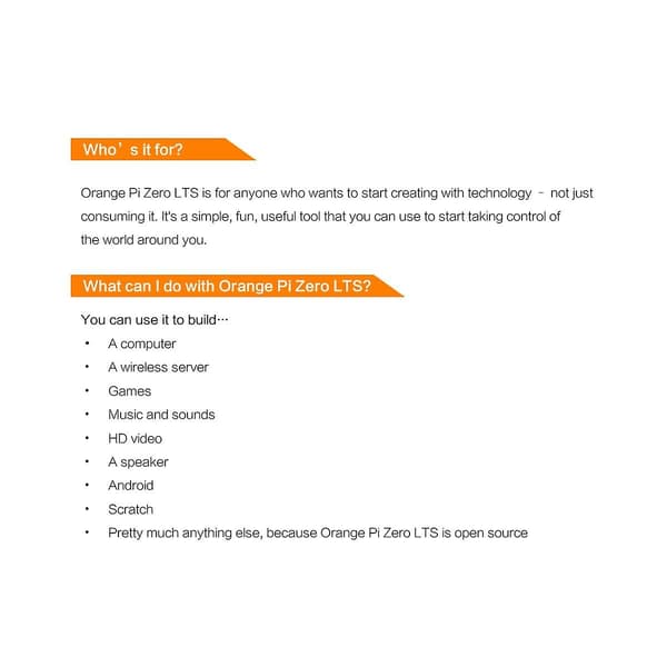 Orange Pi Zero 512mb H3 -kärna, öppen källkod för enkortsdator, kör Android 4.4, Debian