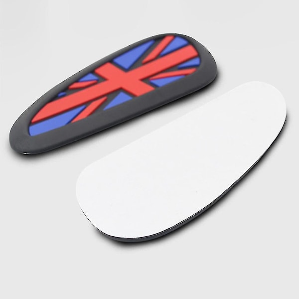 Retro Motor Cafe Racer Knæbeskytter Tank Pad Brændstof Tank Sticker (Farve: Sort)