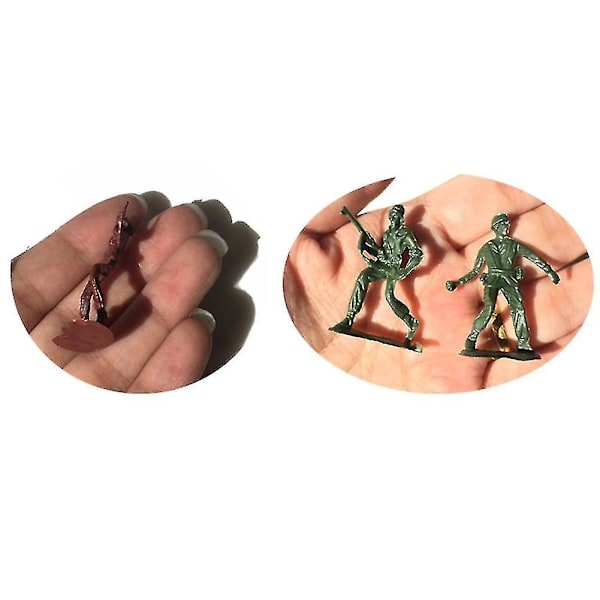 238 stk Statisk Hær Mini Militærfigurer Tanks Soldat Modellsett