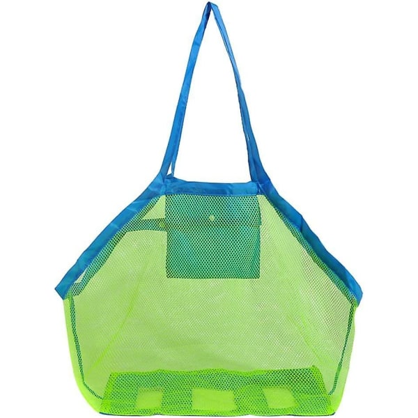 Beach Mesh Tote Bag Sand Shell Bag For Beach Pool Boat Family Children Play