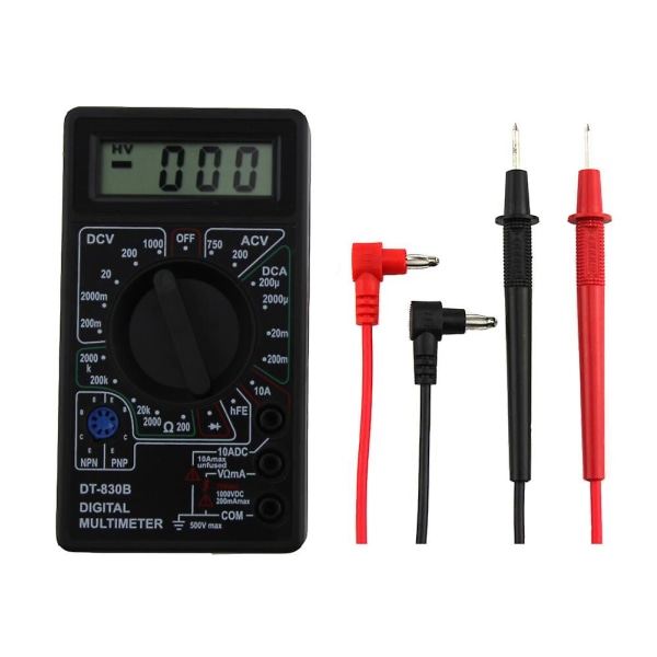 Dt832 Professionell Digital Multimeter Stor LCD-Skärm AC DC Spänning Voltmeter Amperemeter Ohm Testare För Fabriker
