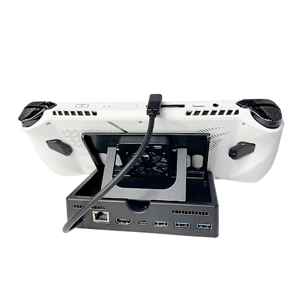 Rog Ally -telakointiasema, 6-in-1 Hub-telakointiasema Rog Alloylle, jossa on Hdmi 4k 60hz, Gigabit Ethernet, 3 Usb 3.0 -porttia