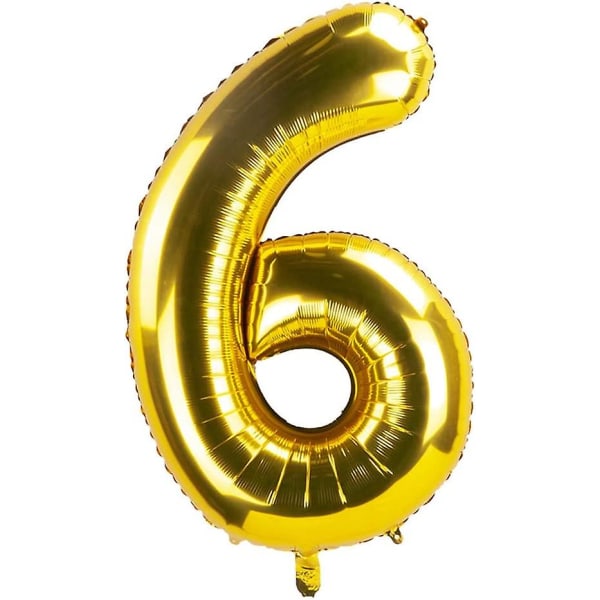 40 tuuman kultaiset 16 numeron Jumbofolio Mylar Helium -ilmapallot - Juhlasisustustarvikkeiden ilmapallot - Sopivat 16-vuotispäiville tai 16-vuotiaille
