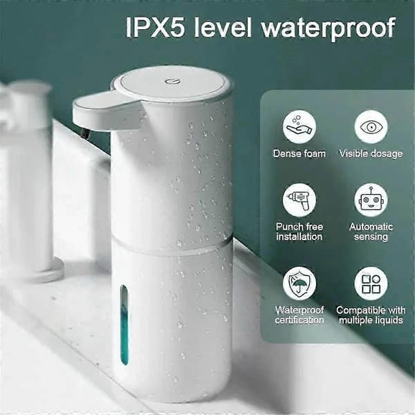 Automatisk sæbedispenser, kontaktfri sæbedispenser, USB-genopladelig
