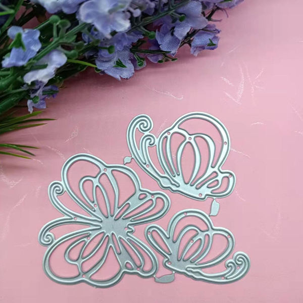 Fjärils Metallstansar Schabloner Scrapbooking DIY Album Stämpel Papper Kort För Handgjorda Gratulationskort Prägling Dekoration Hantverksprojekt