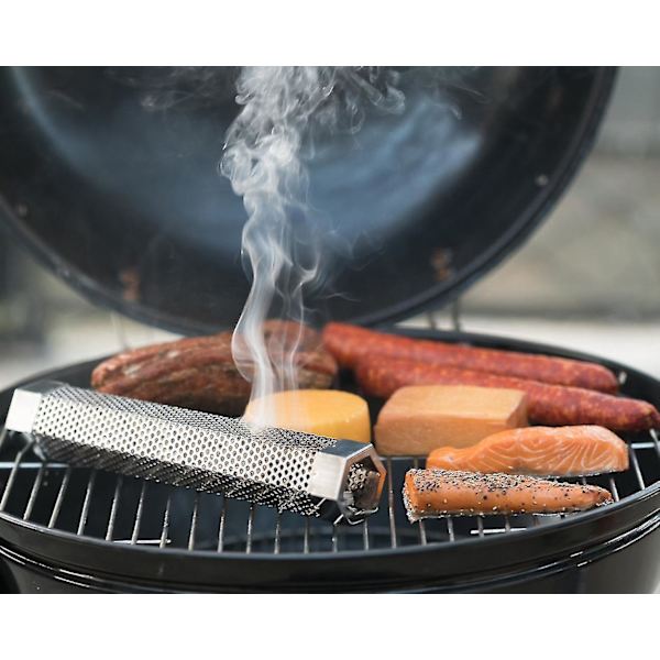 Pellet Smoker Bbq Hexagonal Smoking Tube til elektriske og kulgrill
