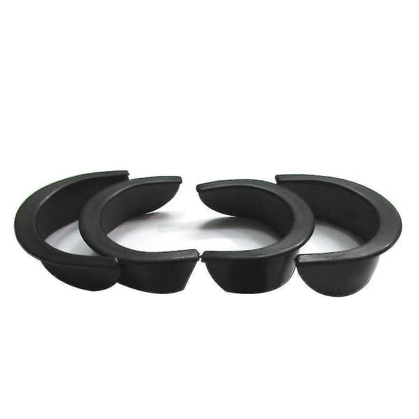 6-pack Poolbord Billiard Fickhål Svarta Gummifoder 4 Hörn 2 Sida Hörn Foder Snooker Ersättningstillbehör För Bar