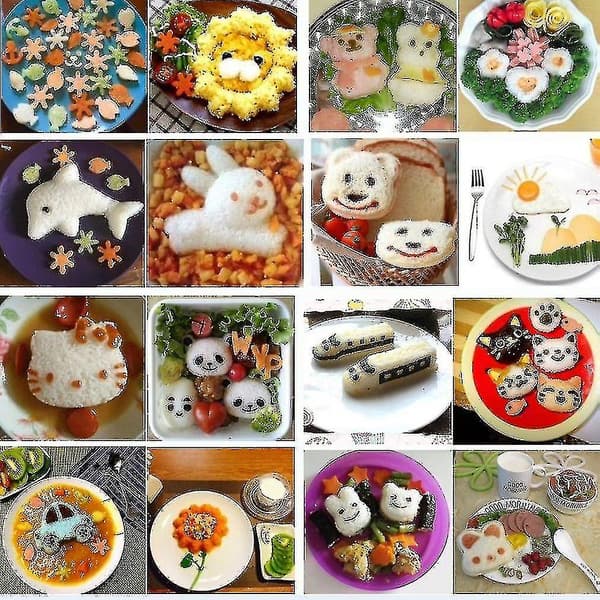 Enkel Sushi Maker Onigiri Roll Ball Cutter Roller Risform DIY-verktøy Hot