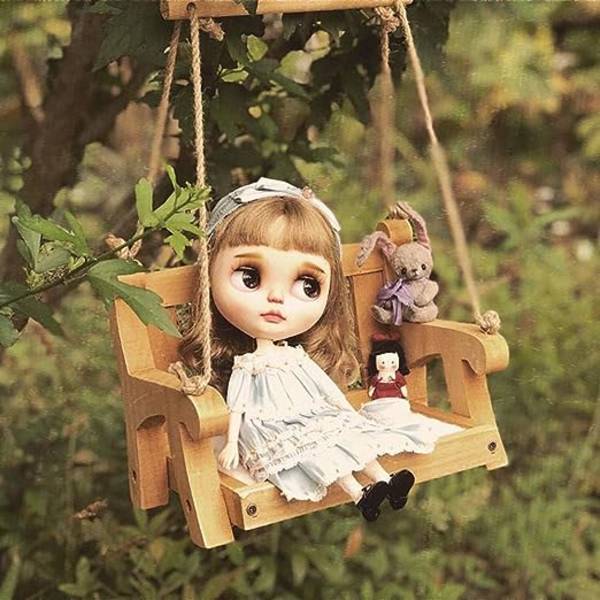 2-pack Traditionell Regency, Gungstol, Cedar Fågelmatare, Träbricka Fågelmatare, Fågelmatare för Utomhus, BJD Docks Gunga